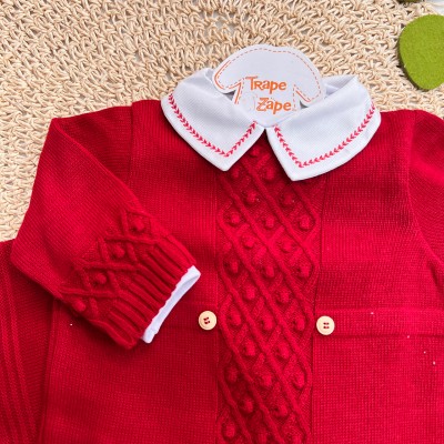 Saída de Maternidade Hope - Vermelho Saída de Maternidade Hope - Vermelho